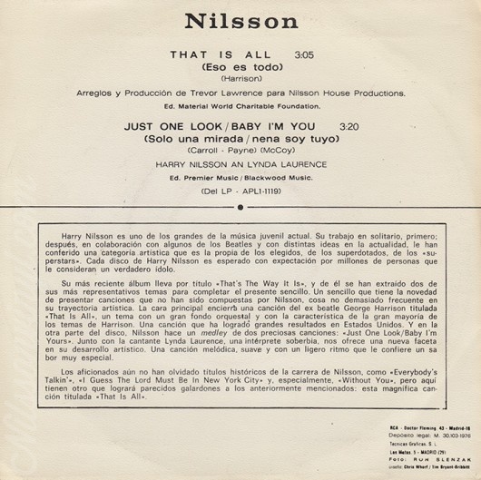nilsson-that-is-all-just-one-look-baby-im-you-spain-cover-back