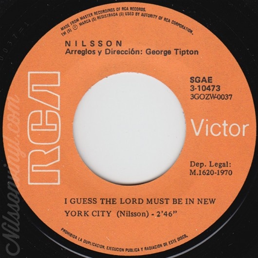 nilsson-i-guess-the-lord-must-be-in-new-york-city-maybe-spain-sideA