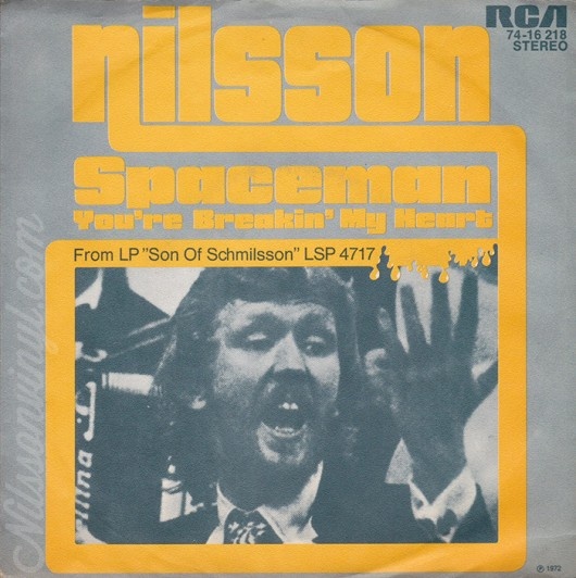 nilsson-spaceman-youre-breakin-my-heart-germany-cover