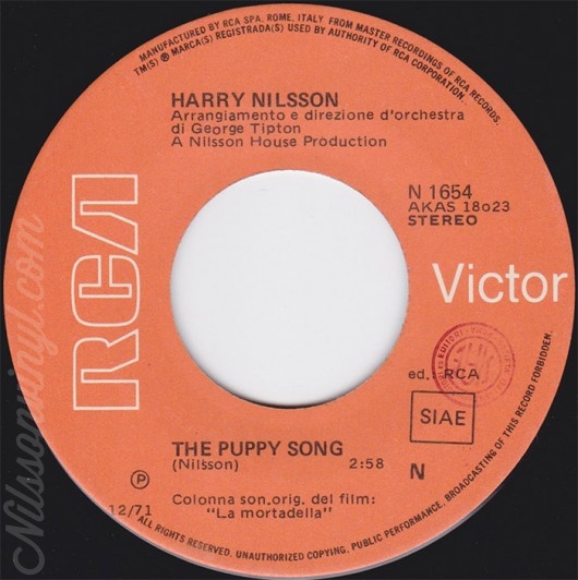 nilsson-the-puppy-song-italy