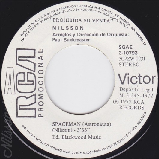 nilsson-spaceman-turn-on-your-radio-sideA