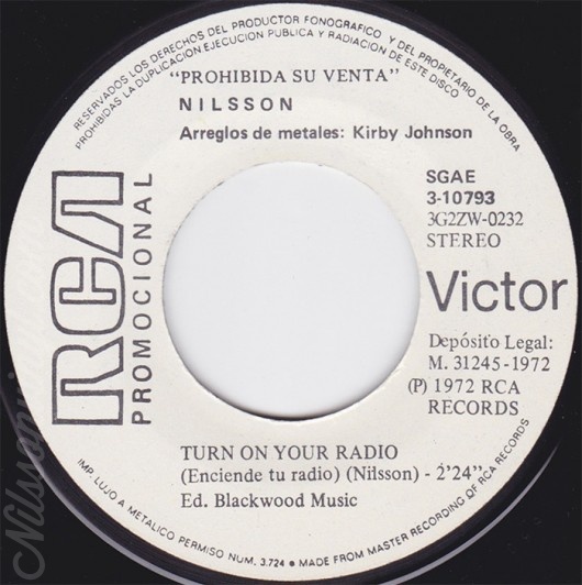 nilsson-spaceman-turn-on-your-radio-sideB