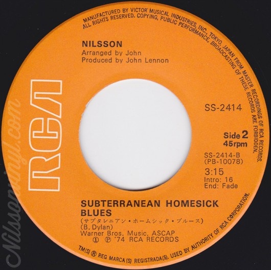 nilsson-subterranean-homesick-blues-japan-sideB