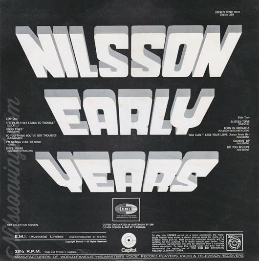 nilsson-early-years-australia-cover-back