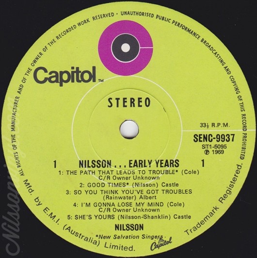 nilsson-early-years-australia-sideA