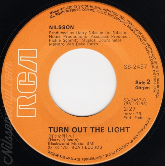 nilsson-kojak-columbo-turn-out-the-light-japan-sideB