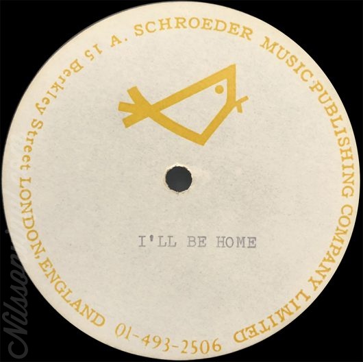 nilsson-ill-be-home-acetate